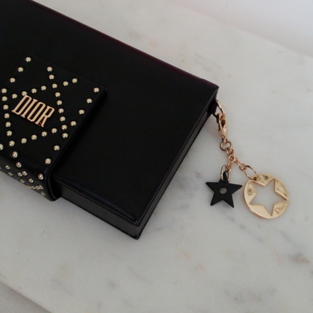 New authentic DIOR clip on charms-gold key fob